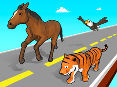 leikur Animal Transform Race