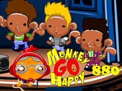leikur Monkey Go Happy Stage 880 New Monkeys On Block Theme