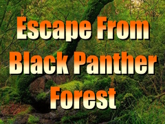 leikur Escape from Black Panther Forest
