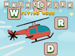 leikur Mathcopter flying Word