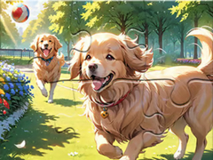 leikur Jigsaw Puzzle: Puppy Fun