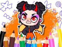 leikur Coloring Book: Avatar World Cute Devil