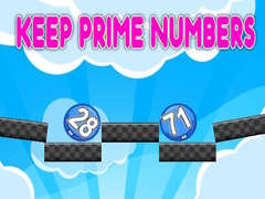 leikur Keep Prime Numbers