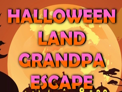 leikur Halloween Land Grandpa Escape