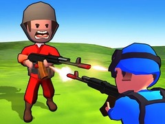 leikur Little Commander. Red vs Blue