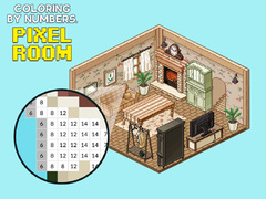 leikur Coloring by Numbers Pixel Rooms