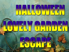 leikur Halloween Lovely Garden Escape