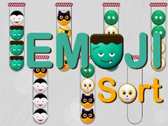 leikur Emoji Sort