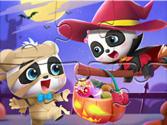 leikur Jigsaw Puzzle: Baby Panda Halloween