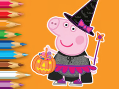 leikur Coloring Book: Peppa Pig Halloween