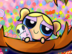 leikur Jigsaw Puzzle: Powerpuff Girl Halloween