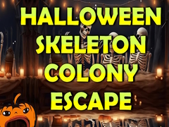 leikur Halloween Skeleton Colony Escape