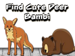 leikur Find Cute Deer Bambi