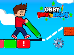leikur Obby Draw to Escape