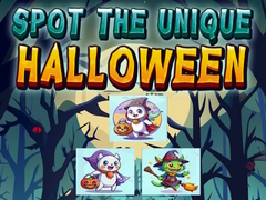 leikur Spot the Unique Halloween