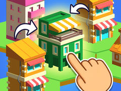 leikur Crafty Town Merge City