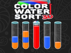 leikur Color Water Sort 3D
