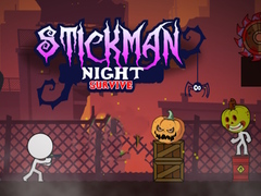 leikur Stickman Night Survive