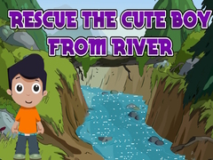 leikur Rescue the Cute Boy from River