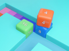 leikur Maze Cube 2048