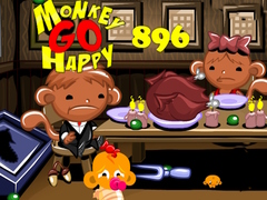 leikur Monkey Go Happy Stage 896