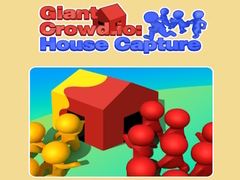 leikur Giant Crowd io: House Capture