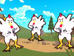 leikur Chicken shooter io