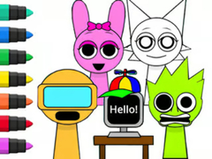 leikur Coloring Book: Sprunki Incredibox