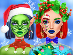 leikur Ellie Christmas Makeup