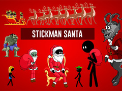 leikur Stickman Santa