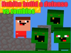 leikur Nubiks build a defense vs zombies