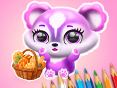 leikur Coloring Book: Fluffy Picnic