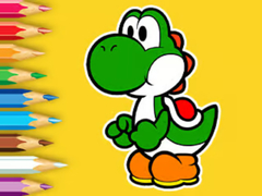 leikur Coloring Book: Yoshi Fishing Day