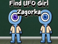 leikur Find UFO Girl Zagorka