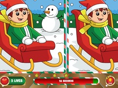 leikur Christmas Find The Differences