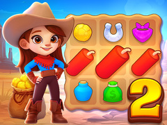 leikur Wild West Match 2: The Gold Rush