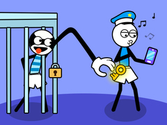 leikur Stickman Troll Thief Puzzle