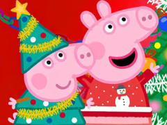 leikur Jigsaw Puzzle: Peppa Pig Christmas Preparation