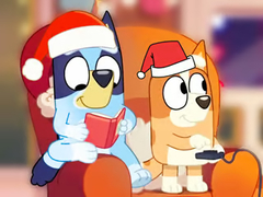 leikur Jigsaw Puzzle: Bluey Christmas Party