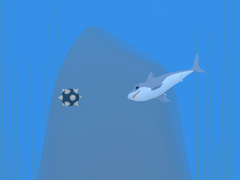 leikur Lonely Shark Frenzy
