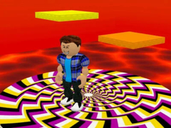 leikur Roblox: Parkour Lava