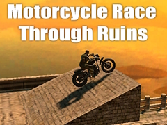 leikur Motorcycle Race Through Ruins
