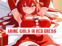 leikur Anime Girls In Red Dress Tile Puzzle
