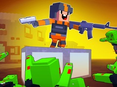 leikur Cubic Frontier: Zombie Robby
