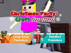 leikur Christmas Party: Craft Survival