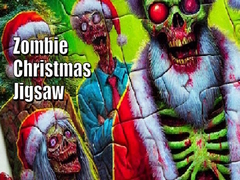leikur Zombie Christmas Jigsaw
