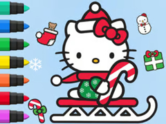 leikur Coloring Book: Hello Kitty Christmas