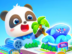 leikur Jigsaw Puzzle: Baby Panda's Dream Town