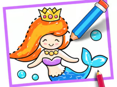 leikur Toddler Drawing: Mermaid