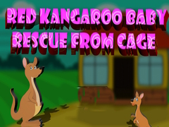 leikur Red Kangaroo Baby Rescue from Cage